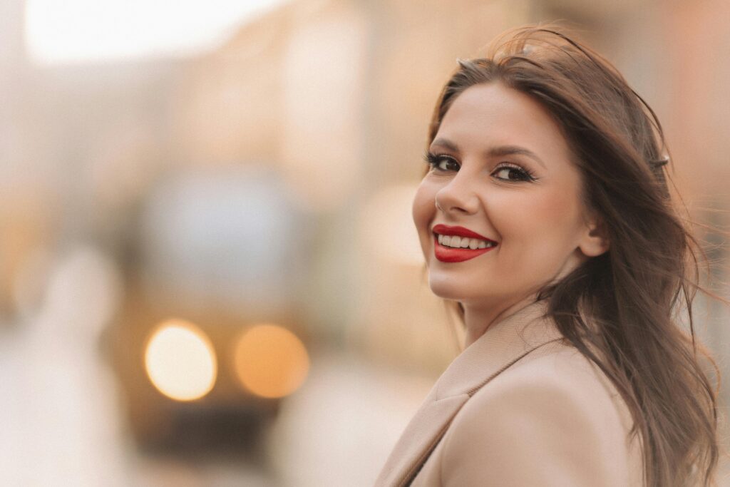femme ayant une bonne mine