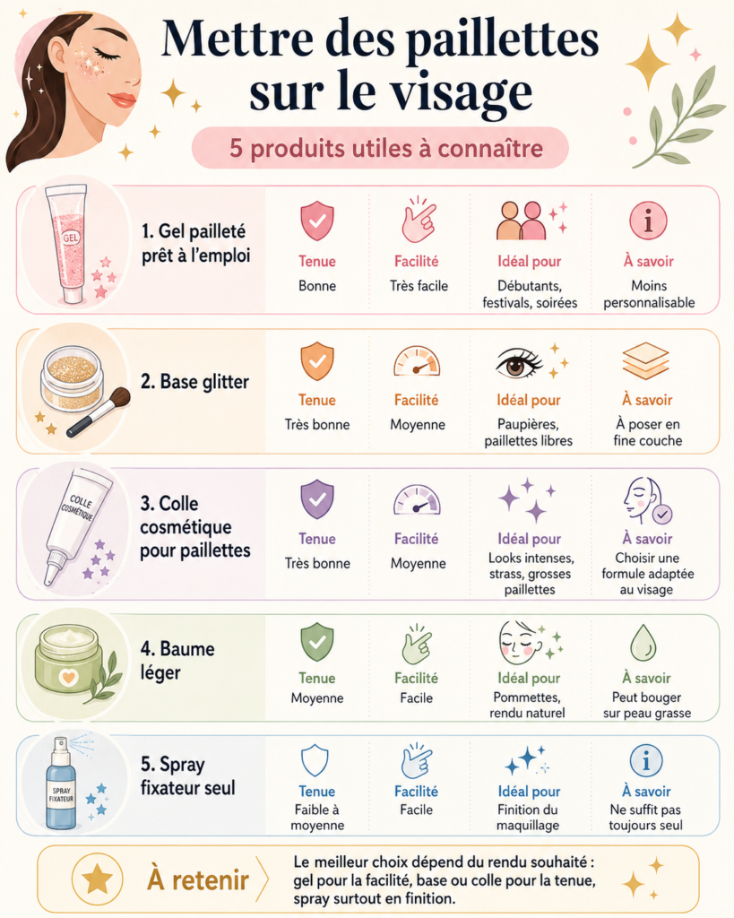 comparatif-produits-paillettes-visage.webp comparatif des produits pour faire tenir les paillettes sur le visage
